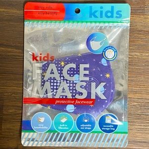 🟢 {3/$15} Space Pattern Reusable Kids Face Mask 💫🪐